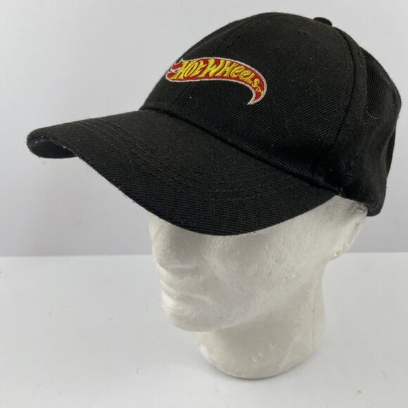 Hot Wheels Hat Cap Men’s Strap Back  Black Embroidered Baseball by Open Road - Picture 2 of 8